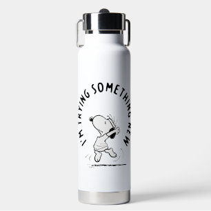 Erdnüsse   Snoopy versucht etwas Neues Trinkflasche