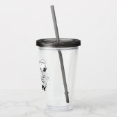 Erdnüsse | Snoopy Walking Tall Acryltrinkbecher (Links)