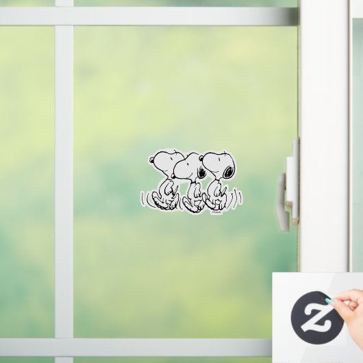 Erdnüsse | Snoopy Walking Tall Fensteraufkleber (Zuhause)
