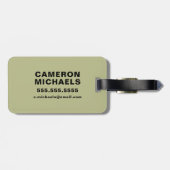 Erdnüsse | Snoopy Walking Tall Gepäckanhänger (Rückseite horizontal)