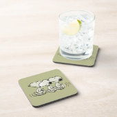 Erdnüsse | Snoopy Walking Tall Getränkeuntersetzer (Rechte Seite)