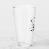 Erdnüsse | Snoopy Walking Tall Glas (Rechts)