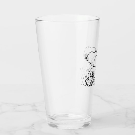 Erdnüsse | Snoopy Walking Tall Glas (Rechts)