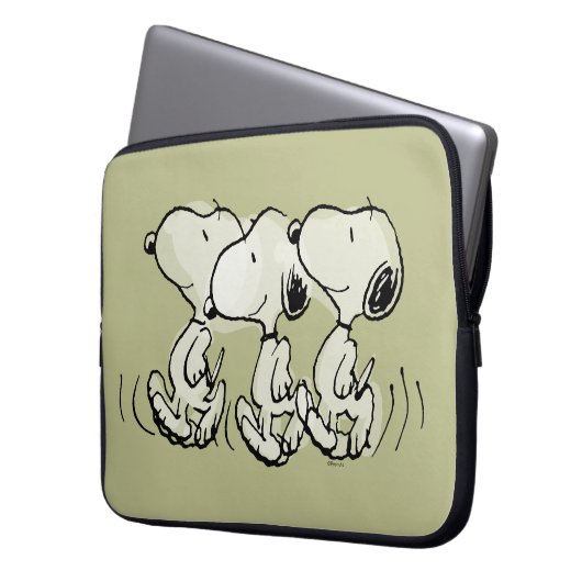 Erdnüsse | Snoopy Walking Tall Laptopschutzhülle (Vorderseite Links)