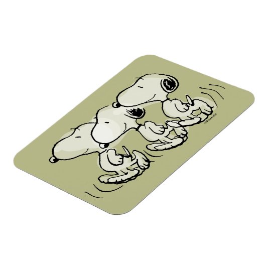 Erdnüsse | Snoopy Walking Tall Magnet (Linke Seite)