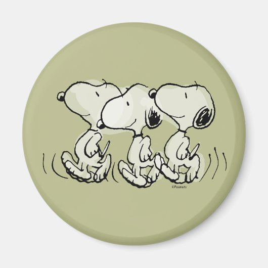 Erdnüsse | Snoopy Walking Tall Magnet (Vorne)