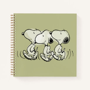 Erdnüsse Snoopy Walking Tall Notizblock