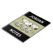 Erdnüsse | Snoopy Walking Tall Notizblock (Linke Seite)