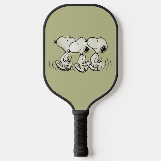 Erdnüsse | Snoopy Walking Tall Pickleball Schläger (Vorderseite)
