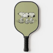 Erdnüsse | Snoopy Walking Tall Pickleball Schläger (Rückseite)
