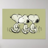 Erdnüsse | Snoopy Walking Tall Poster (Vorne)