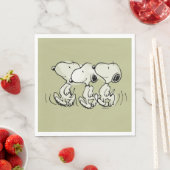 Erdnüsse | Snoopy Walking Tall Serviette (Beispiel)