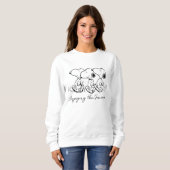 Erdnüsse | Snoopy Walking Tall Sweatshirt (Vorne ganz)