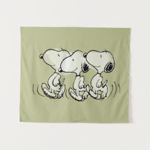 Erdnüsse Snoopy Walking Tall Wandteppich