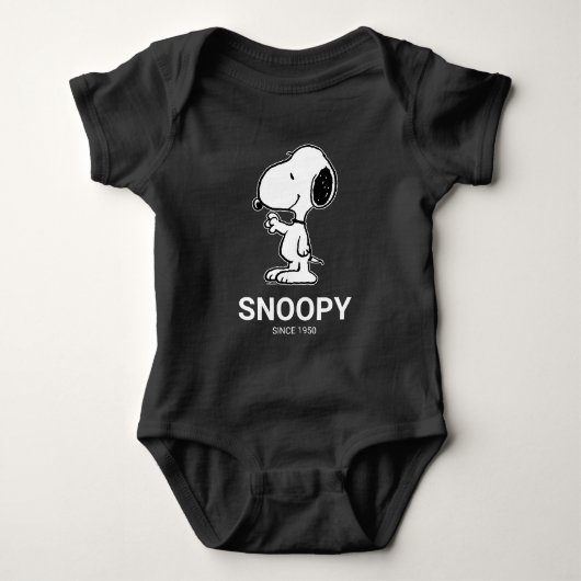 Erdnüsse | Snoopy Waves Baby Strampler (Vorderseite)
