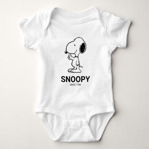 Erdnüsse   Snoopy Waves Baby Strampler