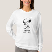 Erdnüsse | Snoopy Waves T-Shirt (Vorderseite)