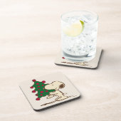 Erdnüsse | Snoopy Weihnachtsbaum Getränkeuntersetzer (Rechte Seite)