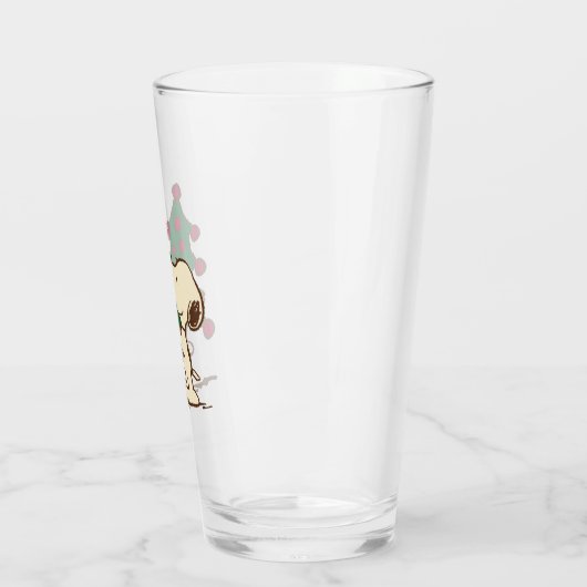 Erdnüsse | Snoopy Weihnachtsbaum Glas (Links)