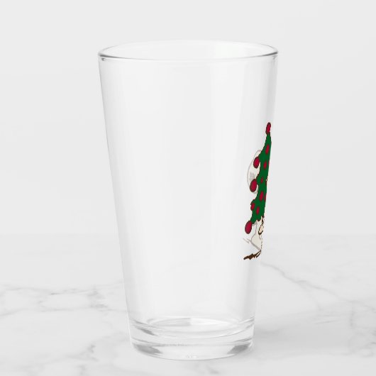 Erdnüsse | Snoopy Weihnachtsbaum Glas (Rechts)