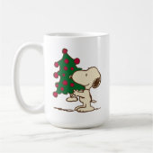 Erdnüsse | Snoopy Weihnachtsbaum Kaffeetasse (Links)