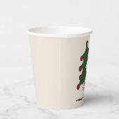 Erdnüsse | Snoopy Weihnachtsbaum Pappbecher (Rechts)