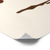 Erdnüsse | Snoopy Weihnachtsbaum Poster (Ecke)