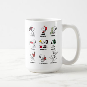 Erdnüsse   Snoopy Weihnachtsfeiertage Moods Kaffeetasse