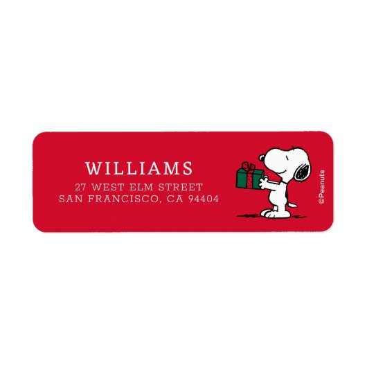 Erdnüsse | Snoopy Weihnachtsgeschenk (Vorne)