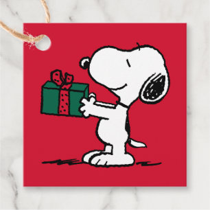 Erdnüsse Snoopy Weihnachtsgeschenk Geschenkanhänger