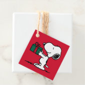 Erdnüsse | Snoopy Weihnachtsgeschenk Geschenkanhänger (Beispiel)