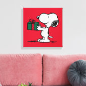 Erdnüsse | Snoopy Weihnachtsgeschenk Leinwanddruck (Insitu (Wohnzimmer))