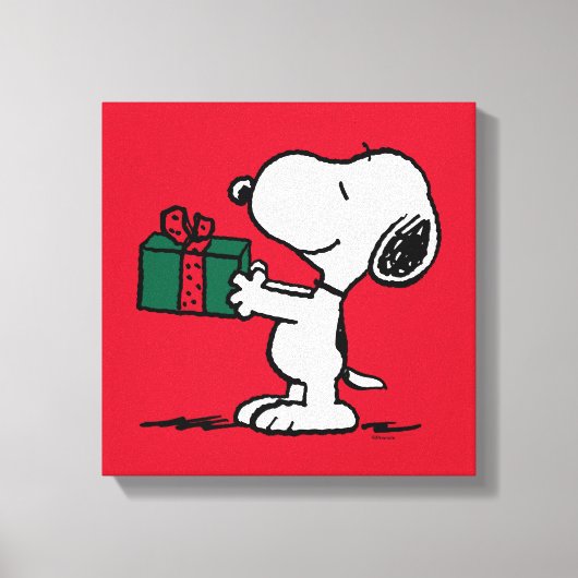Erdnüsse | Snoopy Weihnachtsgeschenk Leinwanddruck (Vorderseite)