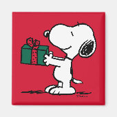 Erdnüsse | Snoopy Weihnachtsgeschenk Magnet (Vorne)