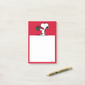 Erdnüsse | Snoopy Weihnachtsgeschenk Post-it Klebezettel (Auf Schreibtisch)