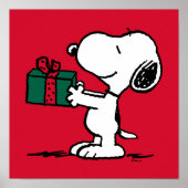 Erdnüsse | Snoopy Weihnachtsgeschenk Poster (Vorne)