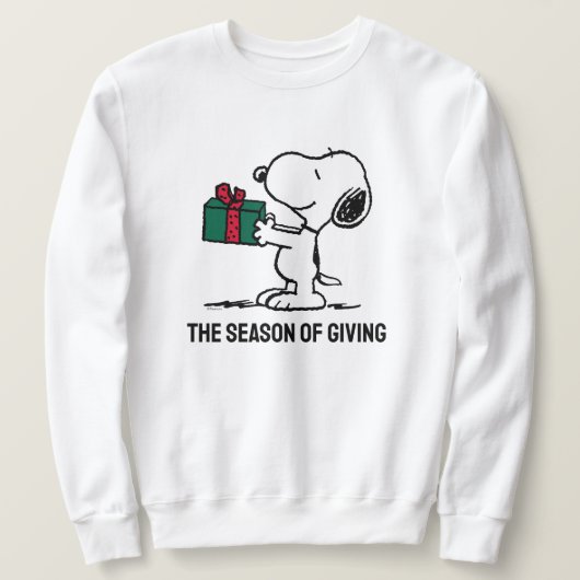 Erdnüsse | Snoopy Weihnachtsgeschenk Sweatshirt (Design vorne)