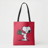Erdnüsse | Snoopy Weihnachtsgeschenk Tasche (Vorderseite)