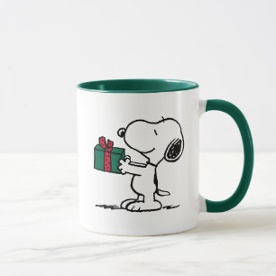 Erdnüsse   Snoopy Weihnachtsgeschenk Tasse