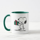 Erdnüsse | Snoopy Weihnachtsgeschenk Tasse (Links)