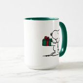 Erdnüsse | Snoopy Weihnachtsgeschenk Tasse (VorderseiteRechts)