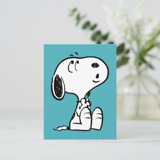 Erdnüsse | Snoopy Whistle Postkarte (Stehend Vorderseite)