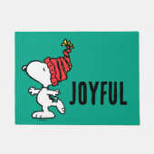 Erdnüsse | Snoopy Winter Beanie Cap Fußmatte (Vorderseite)