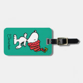 Erdnüsse | Snoopy Winter Beanie Cap Gepäckanhänger (Vorderseite horizontal)