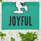 Erdnüsse | Snoopy Winter Beanie Cap Geschirrtuch (Gefaltet)