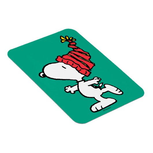 Erdnüsse | Snoopy Winter Beanie Cap Magnet (Rechte Seite)