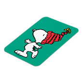 Erdnüsse | Snoopy Winter Beanie Cap Magnet (Linke Seite)