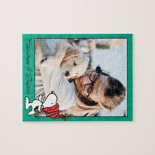 Erdnüsse | Snoopy Winter Beanie Cap | Name hinzufü Puzzle (Horizontal)