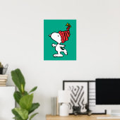 Erdnüsse | Snoopy Winter Beanie Cap Poster (Heimbüro)