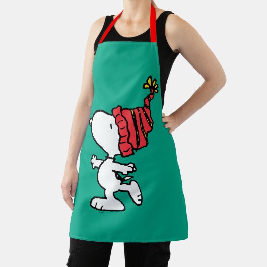 Erdnüsse | Snoopy Winter Beanie Cap Schürze (InSitu)
